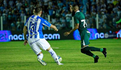 Goiás fez o gol de empate contra o Paysandu aos 39 minutos do segundo tempo (Foto: Divulgação/Goiás)