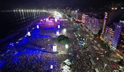 Show de Madonna reúne 1,6 milhão de pessoas em Copacabana (Foto: Fabio Motta/Reprodução/Prefeitura do Rio)