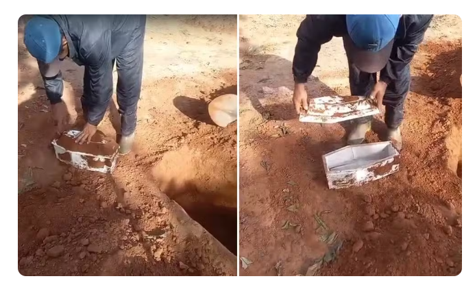 Vídeo: caixão é enterrado sem corpo de bebê morto e polícia é acionada no Sul do Piauí — Foto: Divulgação/PCPI