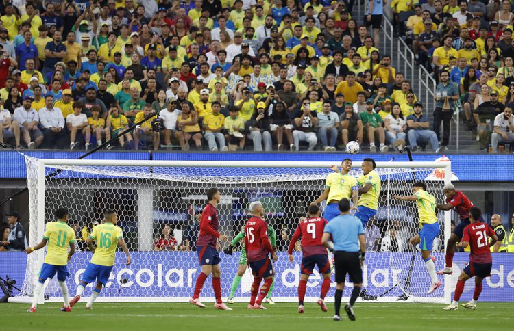 Brasil e Costa Rica se enfrentaram pela primeira rodada da Copa América