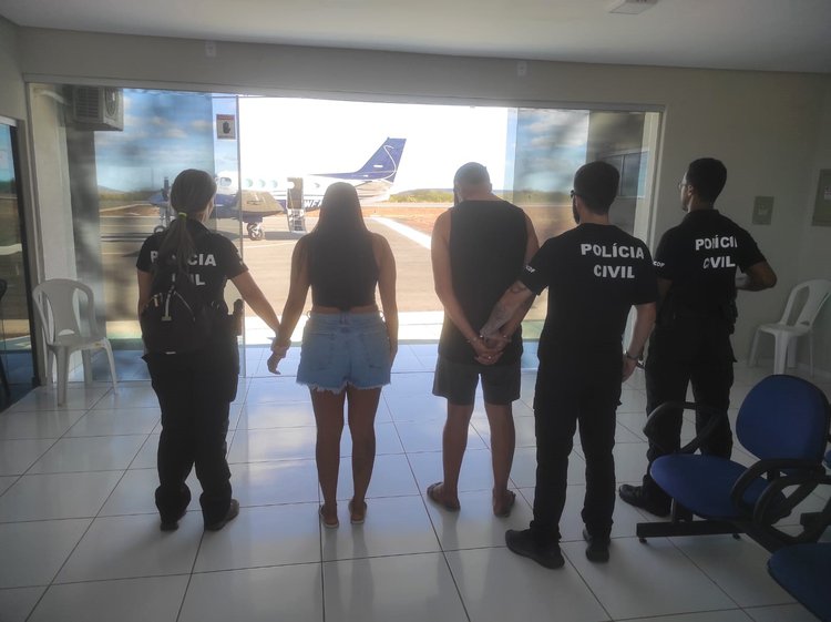 Casal preso em Inhuma (PI)