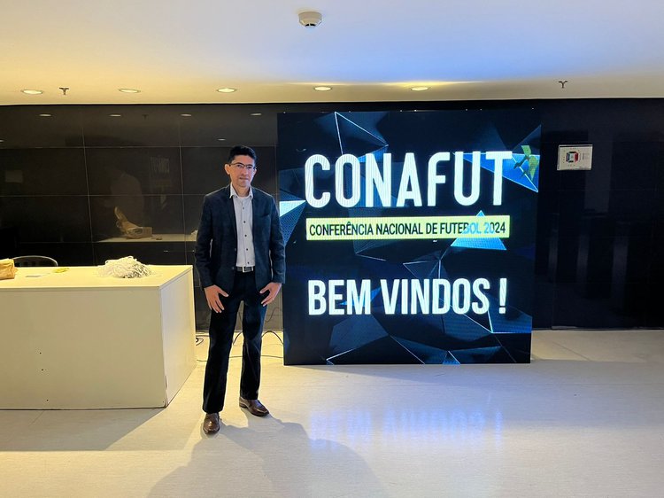 Elisvaldo Silva, Conselheiro Fiscal do Corisabbá, em participação na CONAFUT 2024