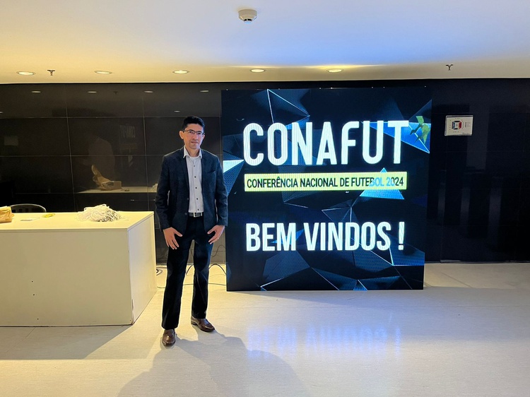 Elisvaldo Silva, Conselheiro Fiscal do Corisabbá, em participação na CONAFUT 2024