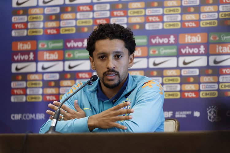 O zagueiro Marquinhos é um dos líderes da Seleção Brasileira na Copa América