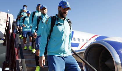 Seleção Brasileira chega em College Station, no Texas, para partida contra o México (Foto: Rafael Ribeiro/CBF)