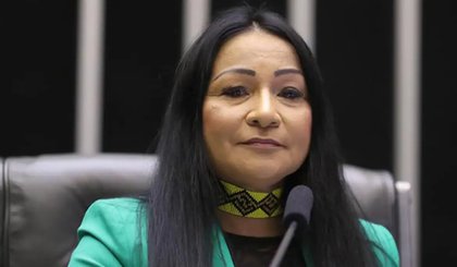 Silvia Waiãpi (PL-AP) (Foto: Reprodução/Câmara dos Deputados)