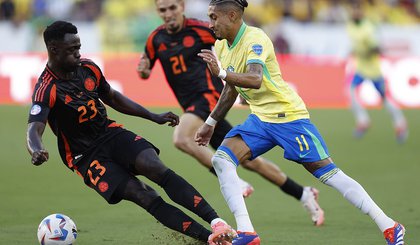Brasil x Colômbia pela Copa América 2024 (Foto: Rafael Ribeiro/CBF)