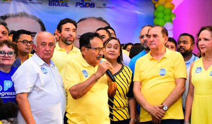 convenção do PSD e PP (Foto: Instagram) convenção do PSD e PP (Foto: Instagram)