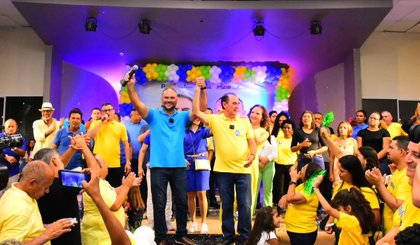 convenção do PSD e PP (Foto: Instagram)