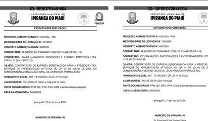 Extrato para Divulgação (Foto: Divulgação)