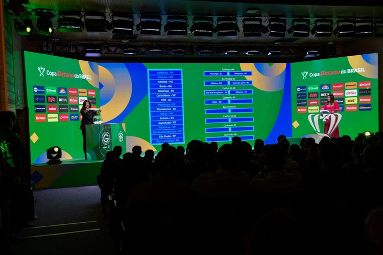 Sorteio das oitavas de final da Copa Betano do Brasil