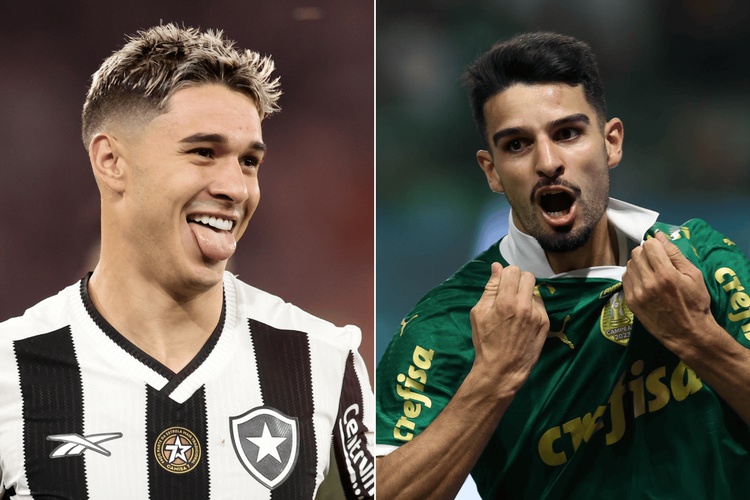 Botafogo e Palmeiras venceram Flamengo e São Paulo, respectivamente
