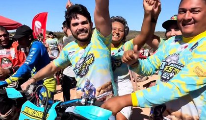 Marcus Vinicius e Daguia de Dona Bela (Foto: Instagram) Marcus Vinicius e Daguia de Dona Bela (Foto: Instagram)