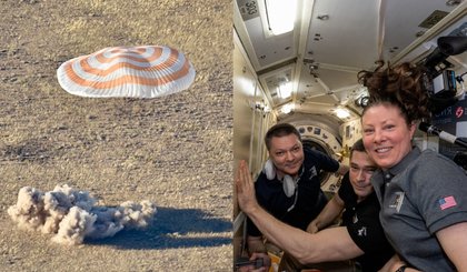 Após os exames médicos pós-pouso, a tripulação retornará à cidade de Karaganda, no Cazaquistão, para se recuperar• Instagram/International Space Station/Nasa Johnson (Foto: • Instagram/International Space Station/Nasa Johnson) Após os exames médicos pós-pouso, a tripulação retornará à cidade de Karaganda, no Cazaquistão, para se recuperar• Instagram/International Space Station/Nasa Johnson (Foto: • Instagram/International Space Station/Nasa Johnson)