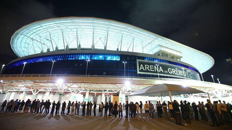 Arena do Grêmio, em Porto Alegre