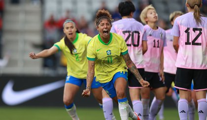 Cris tornou-se a Maior Artilheira Olímpica de todos os tempos entre homens e mulheres (Foto: Staff Images/CBF)