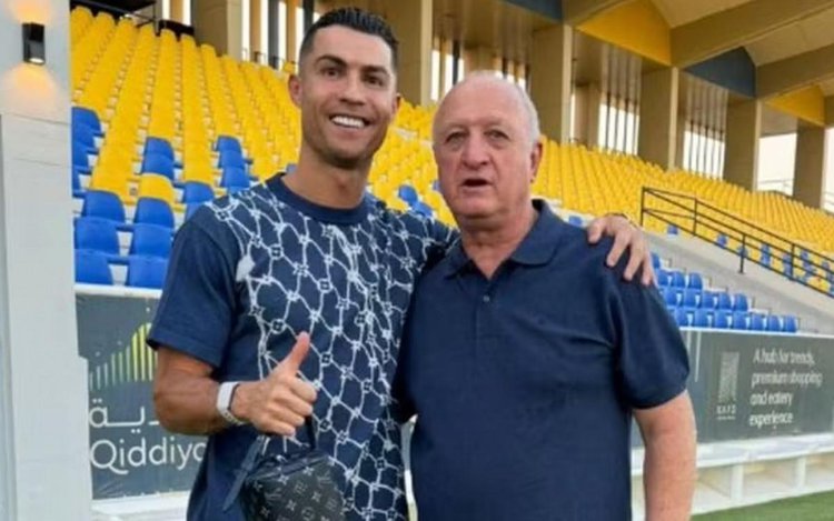 Cristiano Ronaldo e Luiz Felipe Scolari são amigos de longa data