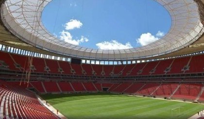 Estádio Mané Garrincha, em Brasília (Foto: Reprodução/X) Estádio Mané Garrincha, em Brasília (Foto: Reprodução/X)
