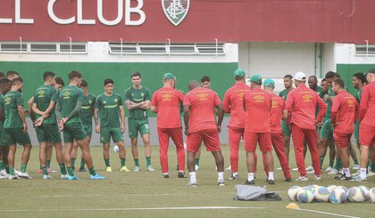Fluminense vê risco de rebaixamento aumentar após derrota para o Atlético-GO (Foto: Divulgação / Fluminense FC) Fluminense vê risco de rebaixamento aumentar após derrota para o Atlético-GO (Foto: Divulgação / Fluminense FC)