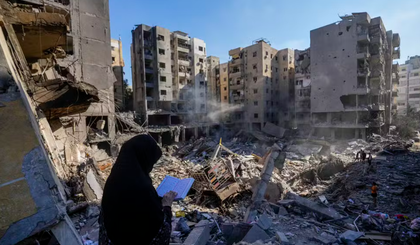 Israel ataca o Líbano novamente. (Foto: Hassan Ammar/AP)