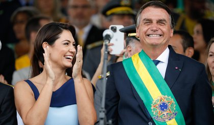 Jair e Michelle Bolsonaro (Foto: Alan Santos/PR)