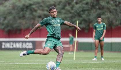 John Kennedy em treino do Fluminense (Foto: Lucas Mercon / Fluminense) John Kennedy em treino do Fluminense (Foto: Lucas Mercon / Fluminense)