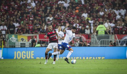Lance do jogo entre Flamengo e Bahia (Foto: Rafael Rodrigues/EC Bahia) Lance do jogo entre Flamengo e Bahia (Foto: Rafael Rodrigues/EC Bahia)