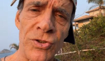 Mario Gomes, ex-ator e candidato a vereador, em vídeo publicado no Instagram (Foto: Reprodução / Instagram)