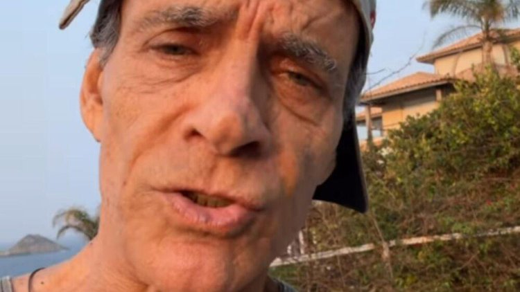 Mario Gomes, ex-ator e candidato a vereador, em vídeo publicado no Instagram