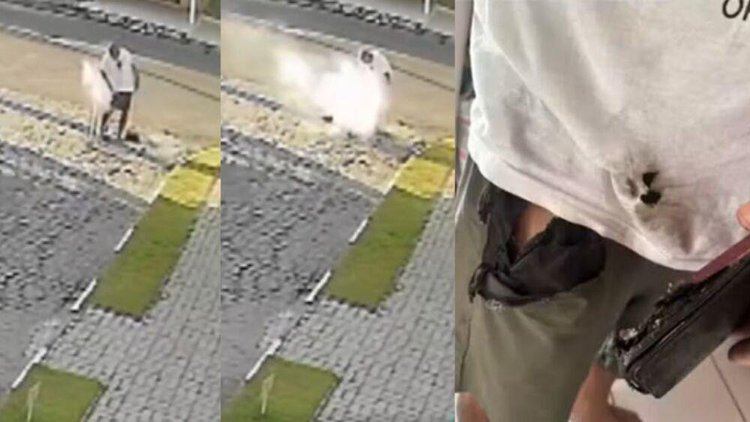 Morador do interior da Bahia limpava calçada quando ocorreu o fato