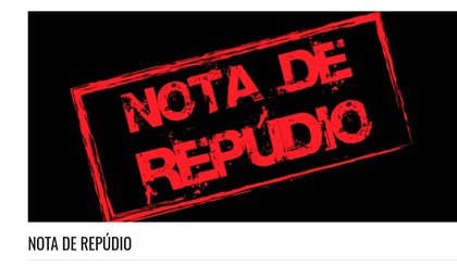 Nota de repúdio (Foto: Instagram) Nota de repúdio (Foto: Instagram)