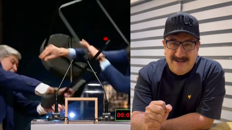 O apresentador Ratinho disse que ficou “irritado” com a situação e marcou Datena e Marçal em post como convite