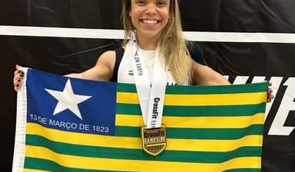 Piauiense Creusa Angélica é campeã do maior evento de crossFit mundial nos Estados Unidos (Foto: Reprodução)