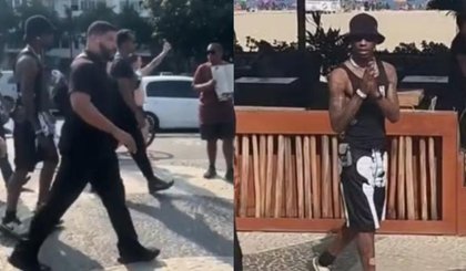 Travis Scott é visto passeando no Rio de Janeiro (Foto: Reprodução / Redes Sociais)
