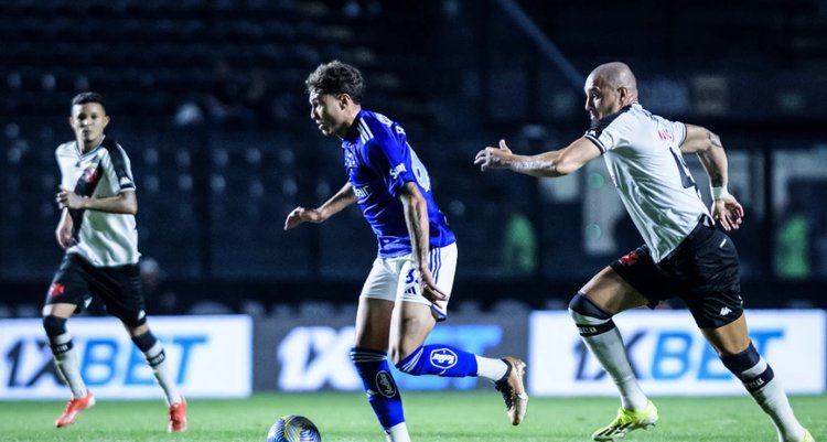 Vasco e Cruzeiro empataram sem gols no primeiro turno