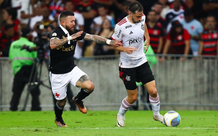 Vasco foi goleado pelo Flamengo por 6 a 1 no primeiro turno do Brasileirão
