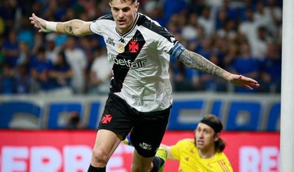 Vegetti marcou o gol do Vasco contra o Cruzeiro (Foto: Matheus Lima/Vasco) Vegetti marcou o gol do Vasco contra o Cruzeiro (Foto: Matheus Lima/Vasco)