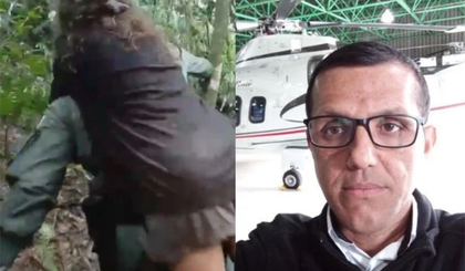A menina e o piloto estavam no helicóptero que caiu na zona de mata fechada em Caieiras (Foto: Reprodução) A menina e o piloto estavam no helicóptero que caiu na zona de mata fechada em Caieiras (Foto: Reprodução)