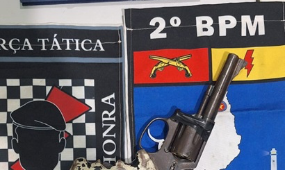 A PM informou que Joana estaria envolvida com uma facção criminosa (Foto: Polícia Militar)