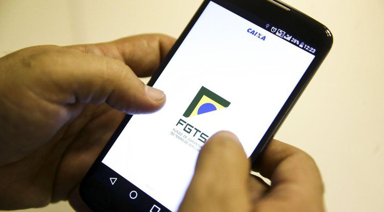 Aplicativo Caixa Econômica Federal- FGTS.