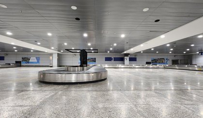 Área de restituição de bagagens no aeroporto Salgado Filho, em Porto Alegre (RS). (Foto: Divulgação/Fraport) Área de restituição de bagagens no aeroporto Salgado Filho, em Porto Alegre (RS). (Foto: Divulgação/Fraport)