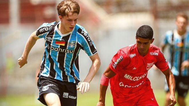 Atlético Guaratinguetá e Grêmio ficaram no 1 a 1 na Copinha