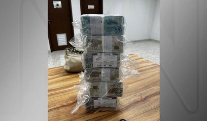Dinheiro apreendido pela PF; caso foi registrado como corrupção e lavagem de dinheiro. (Foto: Divulgação) Dinheiro apreendido pela PF; caso foi registrado como corrupção e lavagem de dinheiro. (Foto: Divulgação)