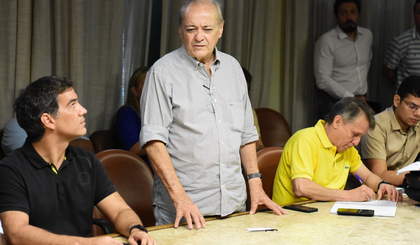 Encontro discutiu danos causados pela chuva e estratégias de limpeza e assistência (Foto: Prefeitura de Teresina) Encontro discutiu danos causados pela chuva e estratégias de limpeza e assistência (Foto: Prefeitura de Teresina)