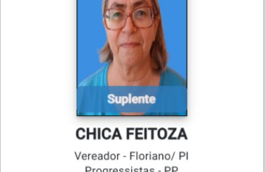Francisca Alves Feitoza, a Chica Feitoza (Foto: TRE PI)