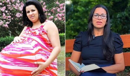 Grávida de Taubaté ressurge 13 anos após polêmica (Foto: YouTube / Maria Verônica) Grávida de Taubaté ressurge 13 anos após polêmica (Foto: YouTube / Maria Verônica)