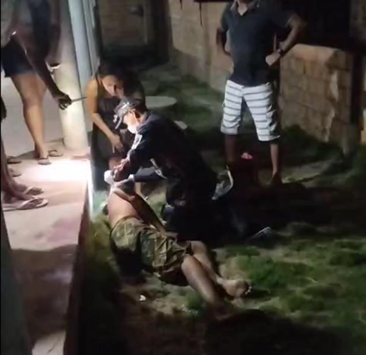 Jovem sofre corte profundo no pescoço ao intervir em briga de irmãos em José de Freitas