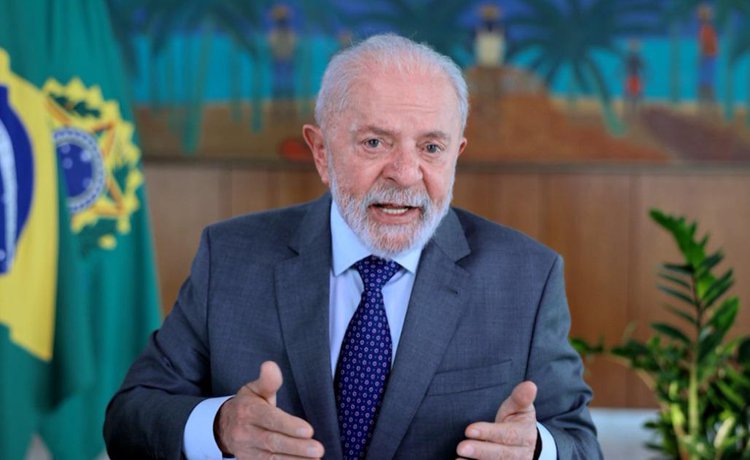 Luiz Inácio Lula da Silva (PT), presidente da República, durante entrevista no Palácio do Planalto