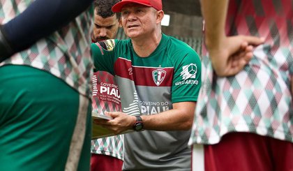 Marcinho Guerreiro, técnico do Fluminense-PI (Foto: Leonardo Rocha / Fluminense E.C.) Marcinho Guerreiro, técnico do Fluminense-PI (Foto: Leonardo Rocha / Fluminense E.C.)