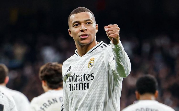 Mbappé brilha na vitória do Real Madrid.